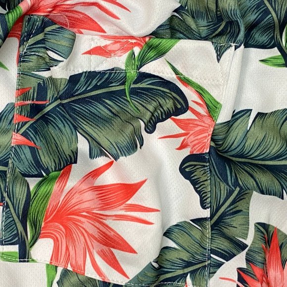 American Stitch Womens XXL Hawaiian Floral Shorts 2 Zipper Pockets - Picture 8 of 12